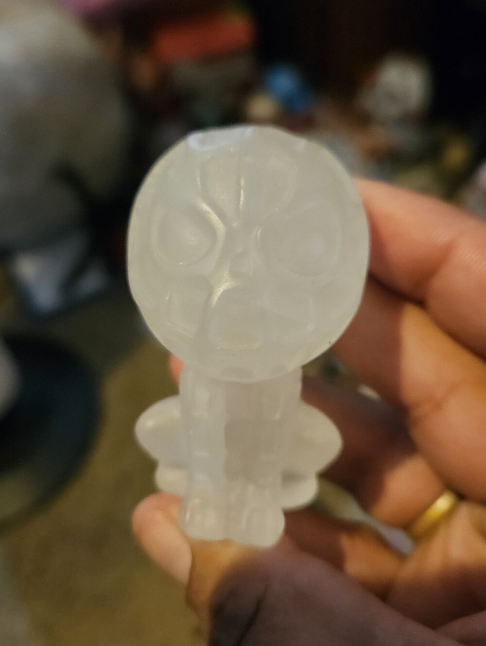 Clear Quartz SpiderMan!